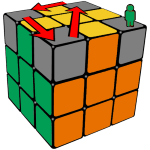 cycle rubik cube puzzle algorithm